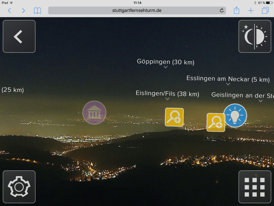 Neue App: 360-Grad Fernsehturm: Mit Augmented Reality die Region Stuttgart entdecken