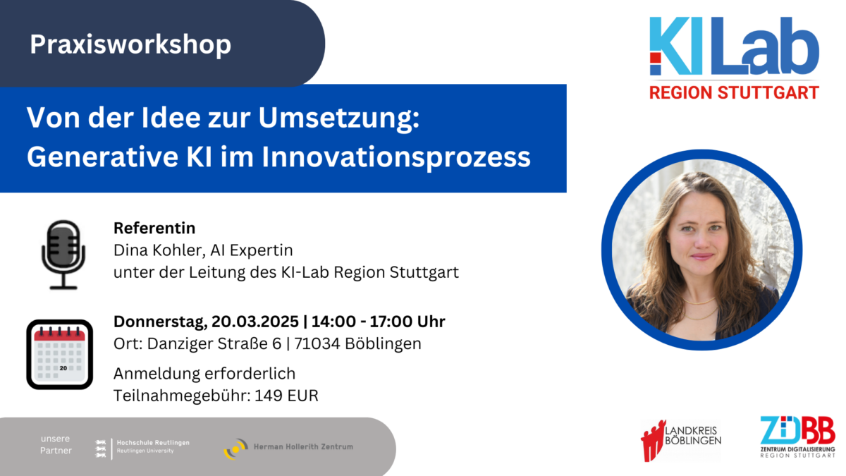 KI-Workshop: Generative KI im Innovationsprozess