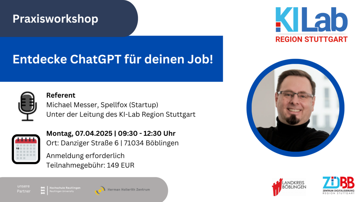 KI-Praxisworkshop: Entdecke ChatGPT für deinen Job