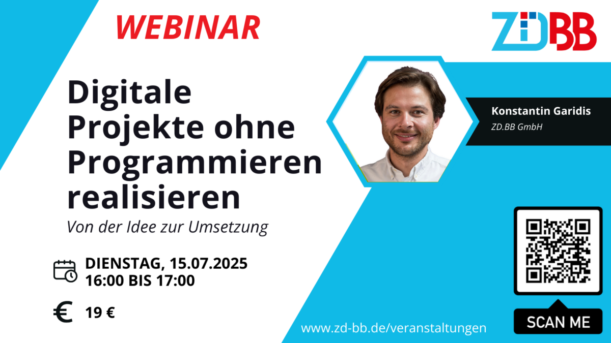 Digitale Projekte ohne Programmieren realisieren