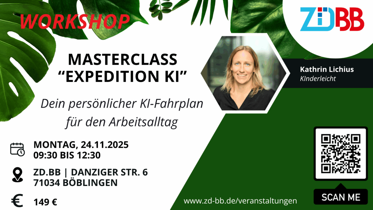 Masterclass „Expedition KI“