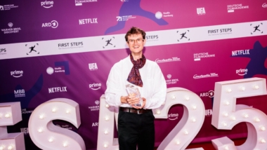 Preisträger Michael Ballhaus Preis · Nico Schrenk · © FIRST STEPS Award 2025 / Clemens Porikys