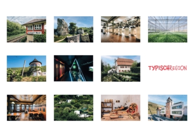 Titelbilder des Postkartensets Typisch Region der Filmcomission Region Stuttgart der WRS.