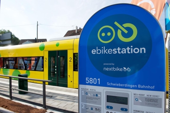 Zweite E-Bike-Station der Region Stuttgart eröffnet